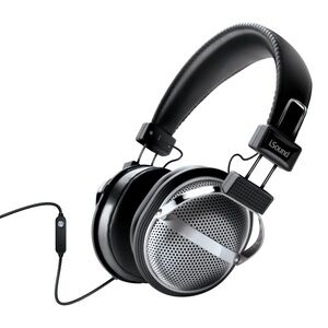 iSound HM-270 Stereo Headphones Black and Silver Over-Ear Headphones